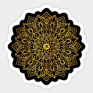 Mandala Ganesh Yoga Sticker